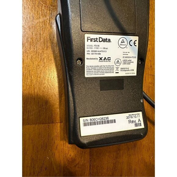 First Data FD35 PIN pad EMV ApplePay FD130 DUO FD130 FD100Ti USB Card Reader - Picture 6 of 10